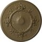 Ekena Millwork Flower Ceiling Medallion (Fits Canopies up to 3 7/8"), Hand-Painted Mississippi Mud, 27"OD x 1 1/8"P CM27FLMMF - alternate 1